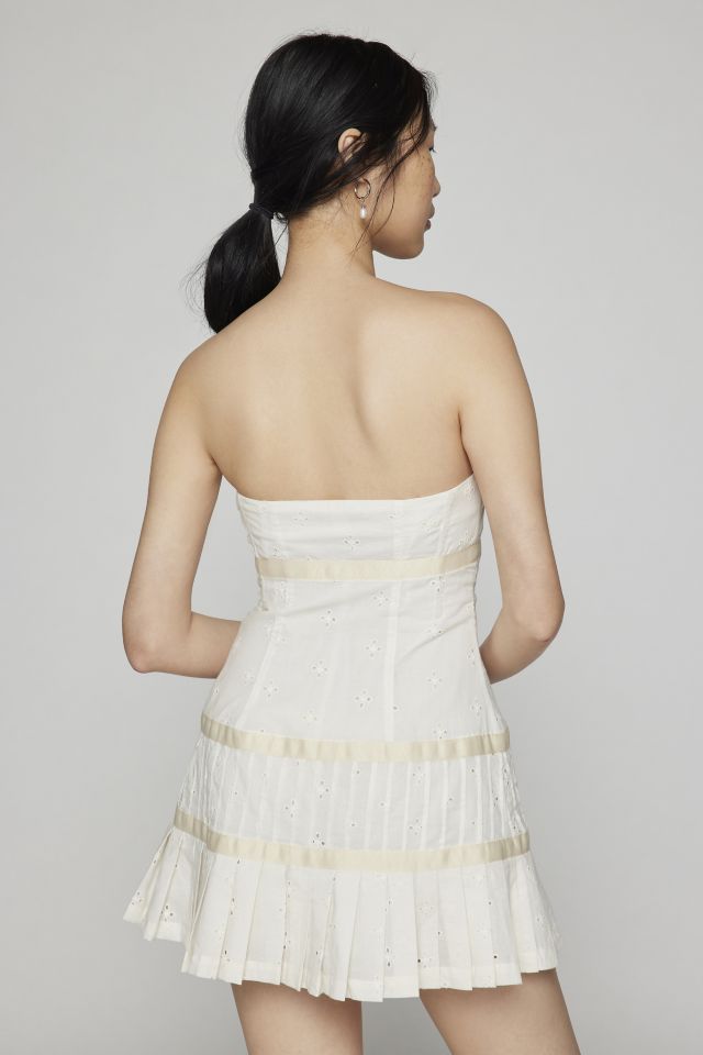 Kimchi Blue Violetta Eyelet Strapless Mini Dress #4