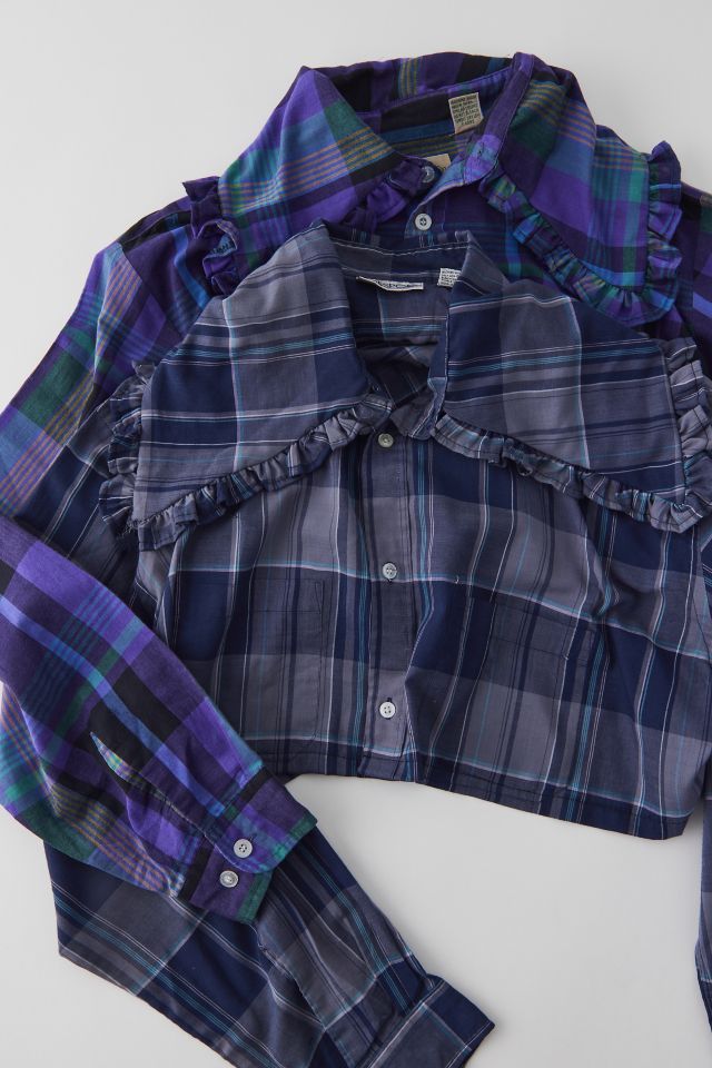 Urban Renewal Remade Cropped Checkered Top #1