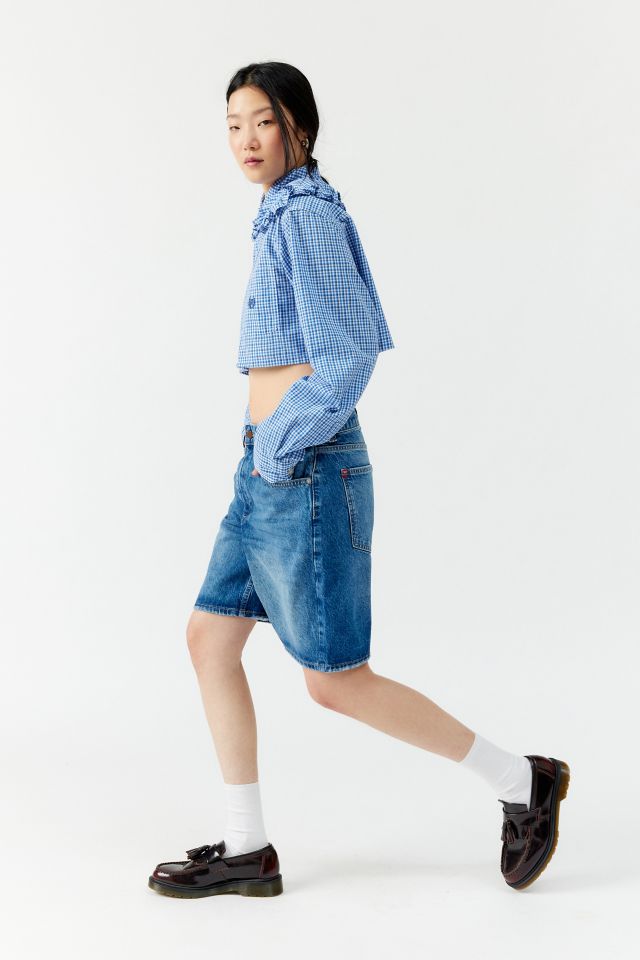 Urban Renewal Remade Cropped Checkered Top #2