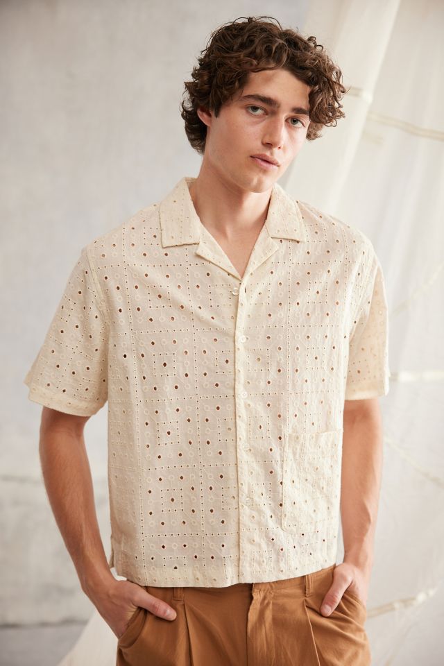 Standard Cloth Eyelet Cabana Shirt | Urban Outfitters