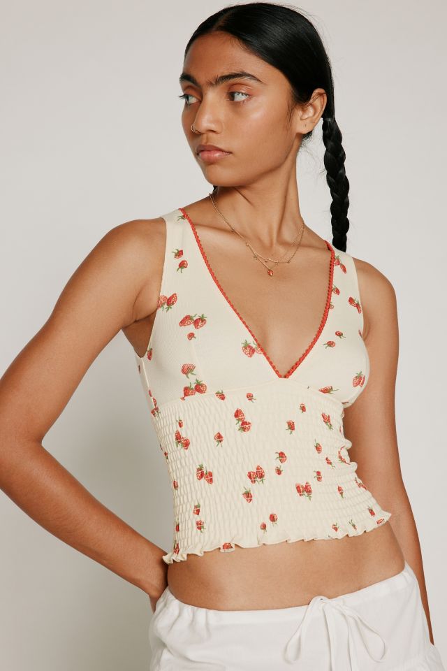 Kimchi Blue Verity V-Neck Cropped Tank Top #1