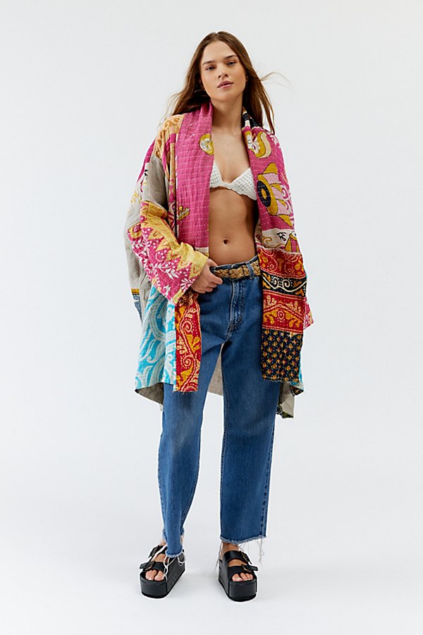 Urban Renewal Remade Kantha Quilted Jacket In Assorted, Women's At Urban Outfitters