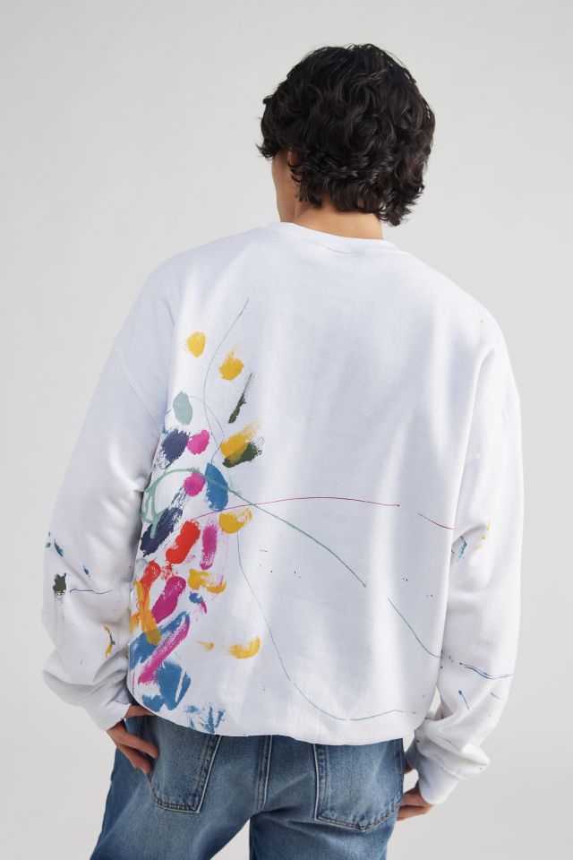 Urban Renewal Remade Painted Crew Neck Sweatshirt #2