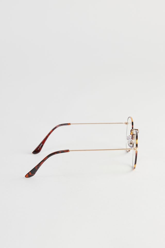 Corey Round Blue Light Glasses #3