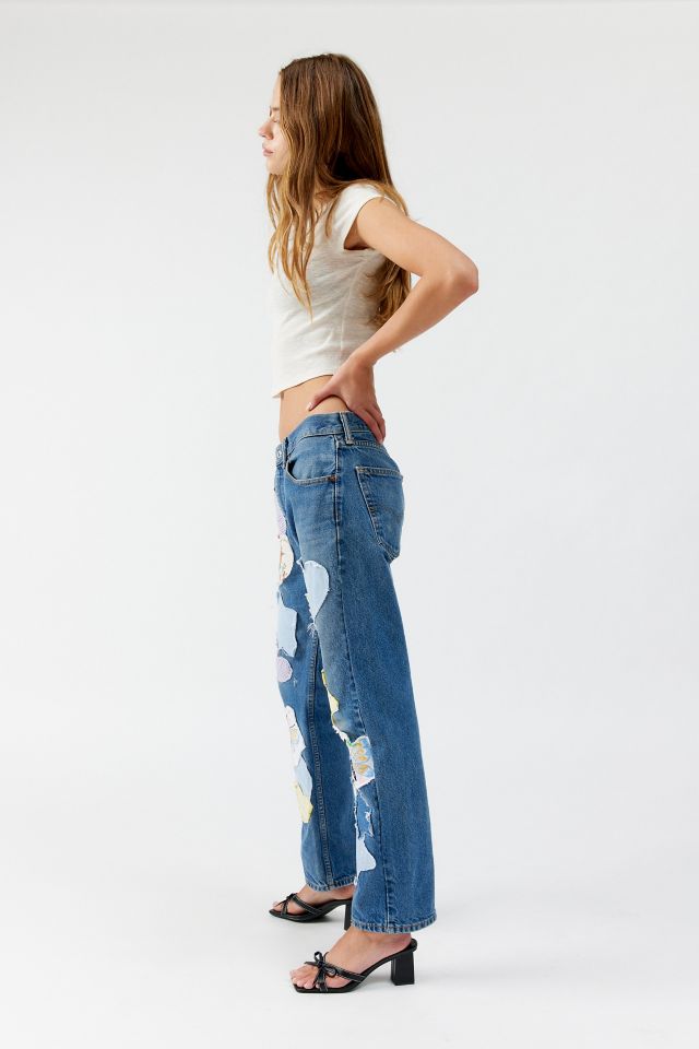 Urban Renewal Remade Star & Heart Patch Jean #3