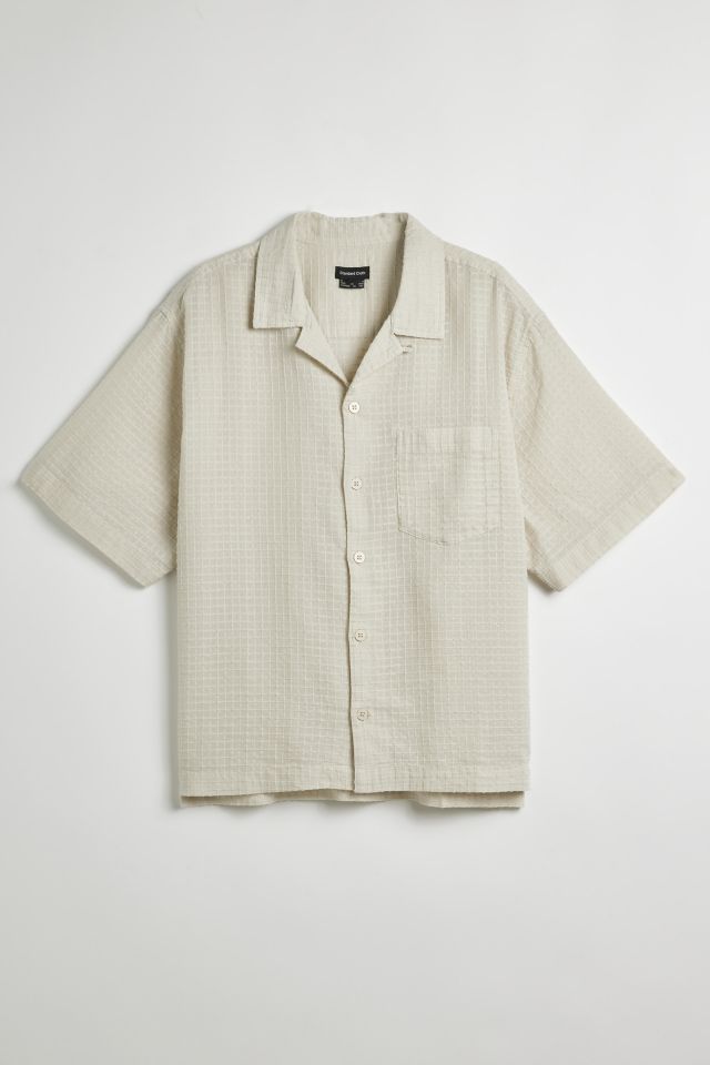 Standard Cloth Liam Cropped Short Sleeve Shirt | Urban Outfitters