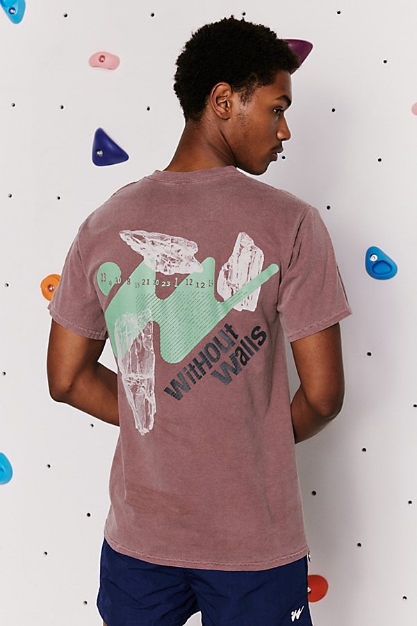 Shop Without Walls Rocks Tee In Rum Raisin Graphic, Men's At Urban Outfitters