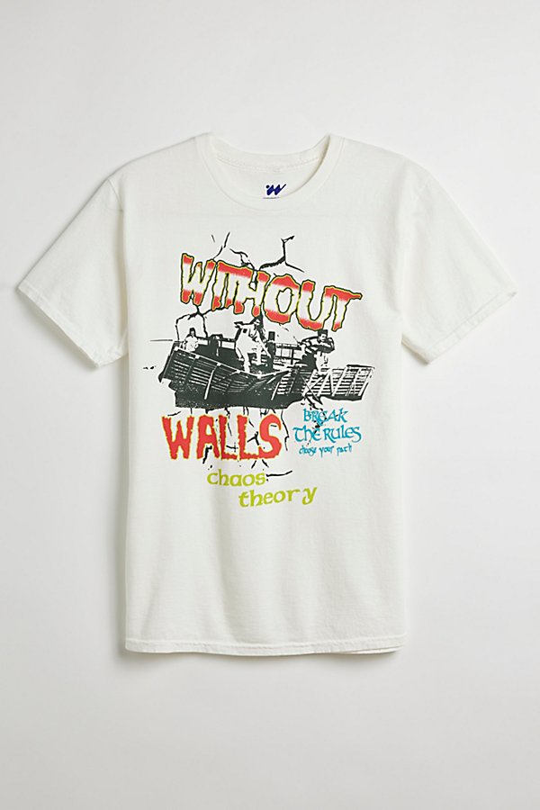 Shop Without Walls Zine Tee In Cream, Men's At Urban Outfitters