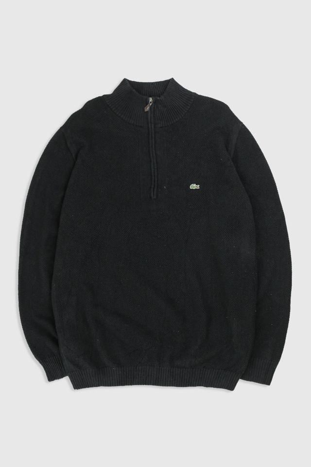 Vintage Washed Lacoste Black outlet Sweater