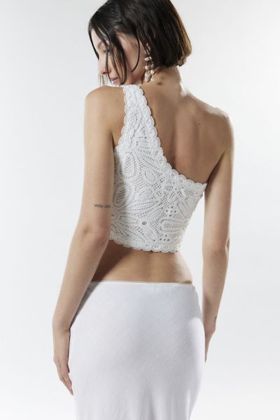 4th & Reckless Mae Crochet Cropped Top