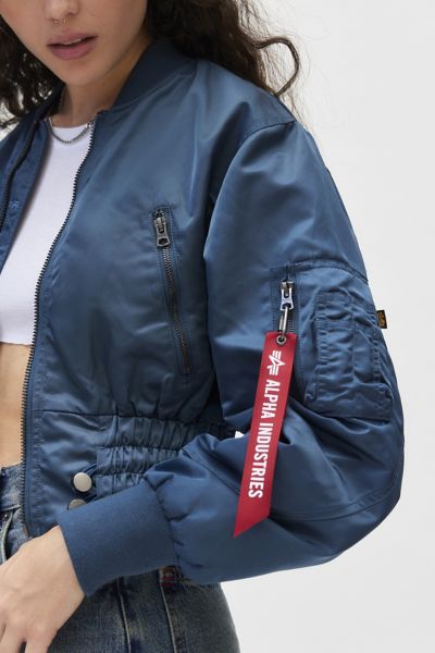 Urban Outfitters X Alpha Industries L-2B Cropped Bomber Jacket