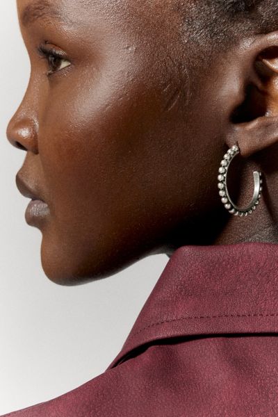 Silence + Noise Ball Hoop Earring