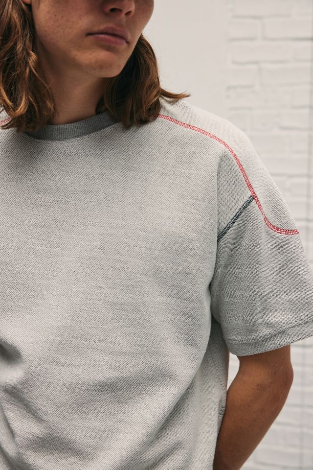 BDG Lax Reverse Short Sleeve Crew Neck Sweatshirt #4