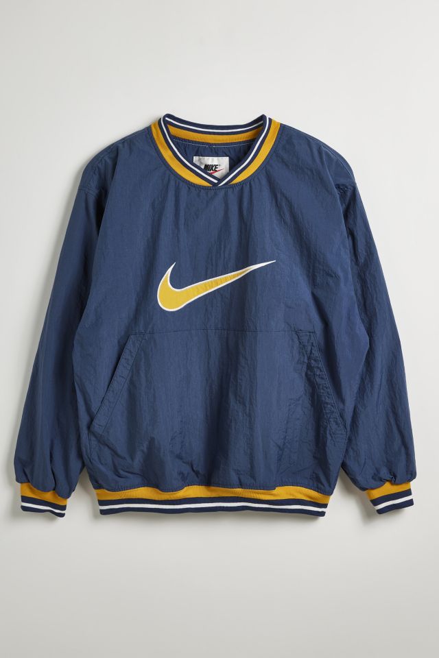 Yellow vintage nike online sweatshirt