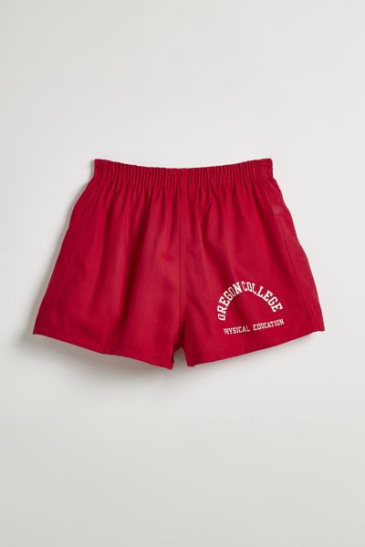 ●Mardi Mercredi●VINTAGE LOGO+SHORTS SET/RED BEIGE Versace - White & Red Strawberry Garden Shorts | Mitchell Stores
