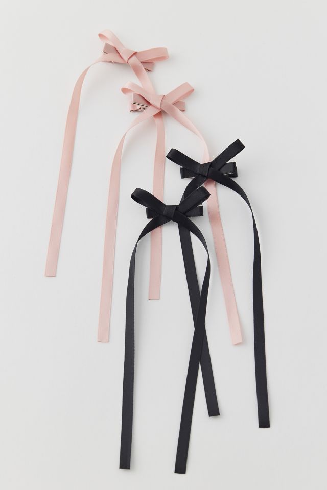 Ensemble de Pinces à Cheveux en Satin Mini Longues #1