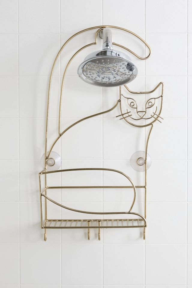 Cat Shape Stainless Steel Shower Caddy #1