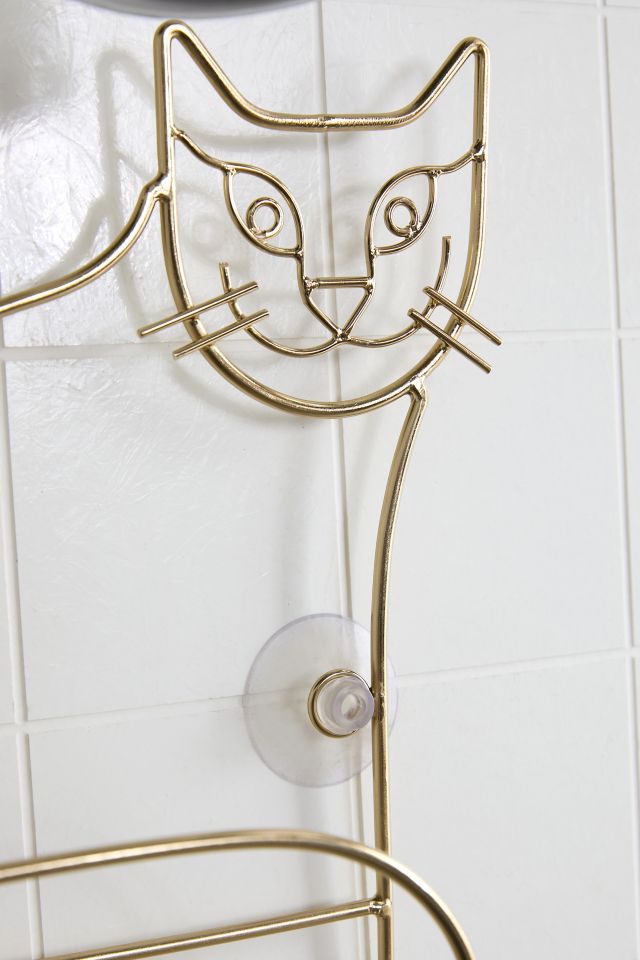 Cat Shape Stainless Steel Shower Caddy #2
