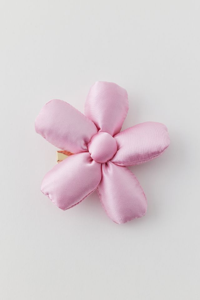 Puffy Floral Hair Clip #1