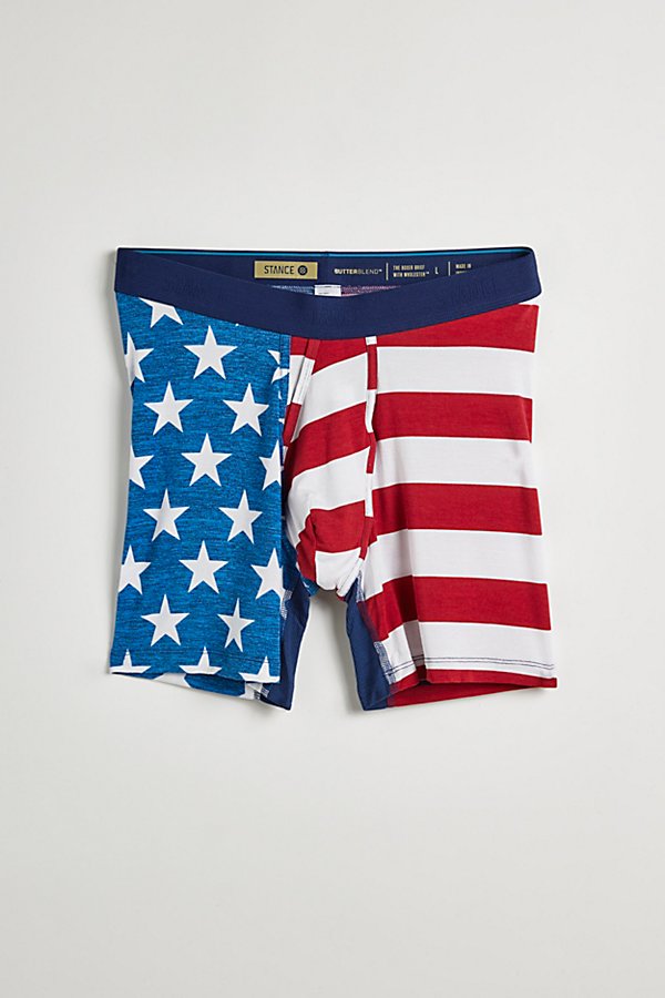 Shop Stance The Fourth St. Butter Blend Boxer Brief In Blue, Men's At Urban Outfitters