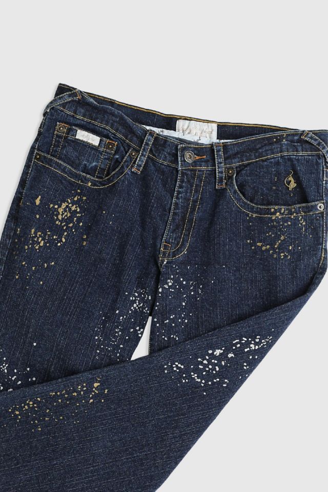 Deadstock Baby Phat Splatter Denim Pants #1