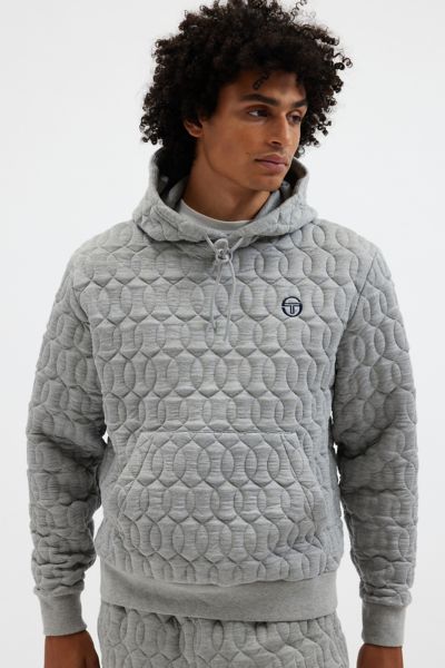 Sergio Tacchini Aversa Quilted Hoodie Sweatshirt