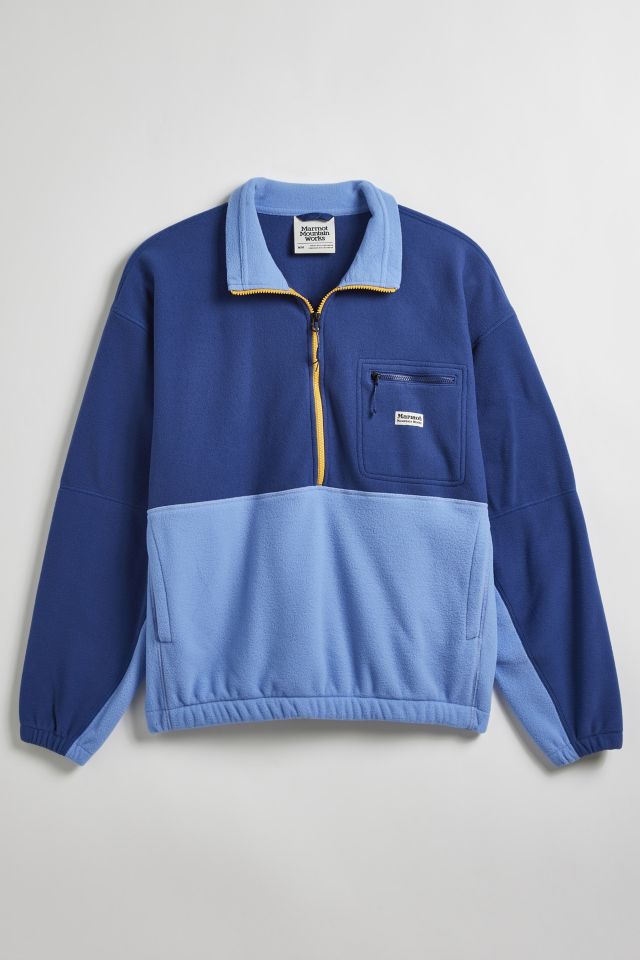 Marmot Retro Rocklin Half Zip Fleece Jacket Urban Outfitters