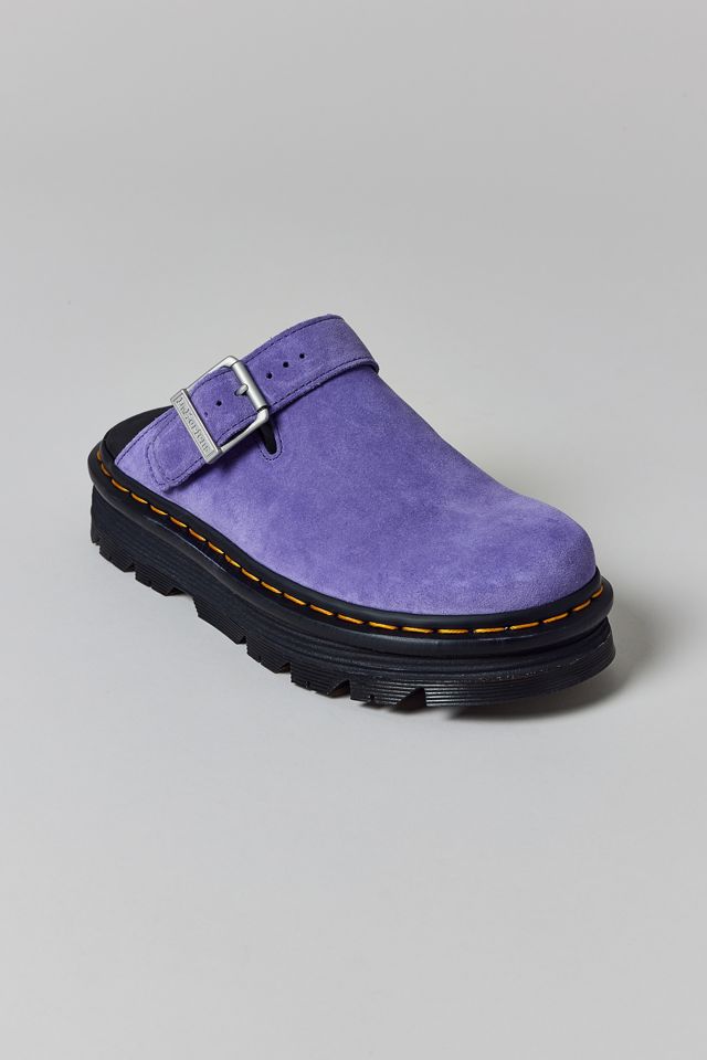 Dr. Martens Women's Zebzag Suede Platform Mule #2