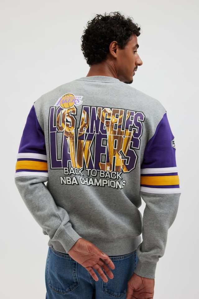 Mitchell and ness lakers sweatshirt sale