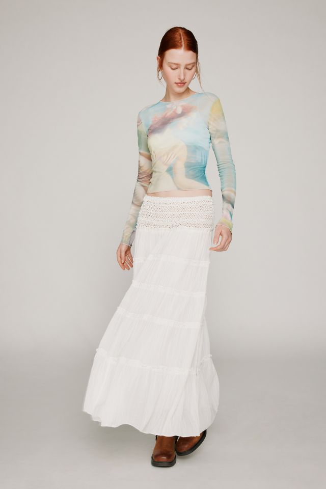 Kimichi Blue Mimi Mesh Long Sleeve Tee #1
