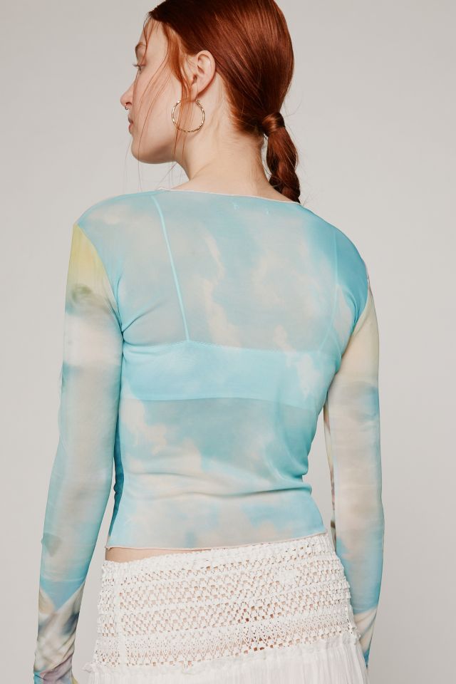 Kimichi Blue Mimi Mesh Long Sleeve Tee #2