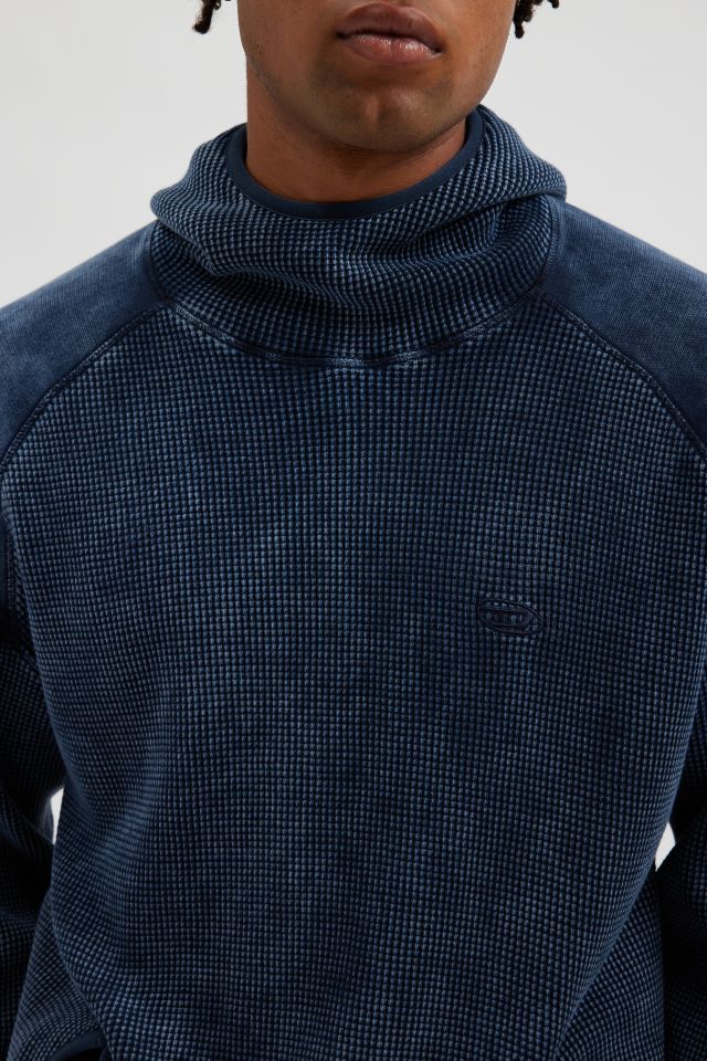 Diesel Washed Cotton Waffle Hoodie Sweatshirt #3