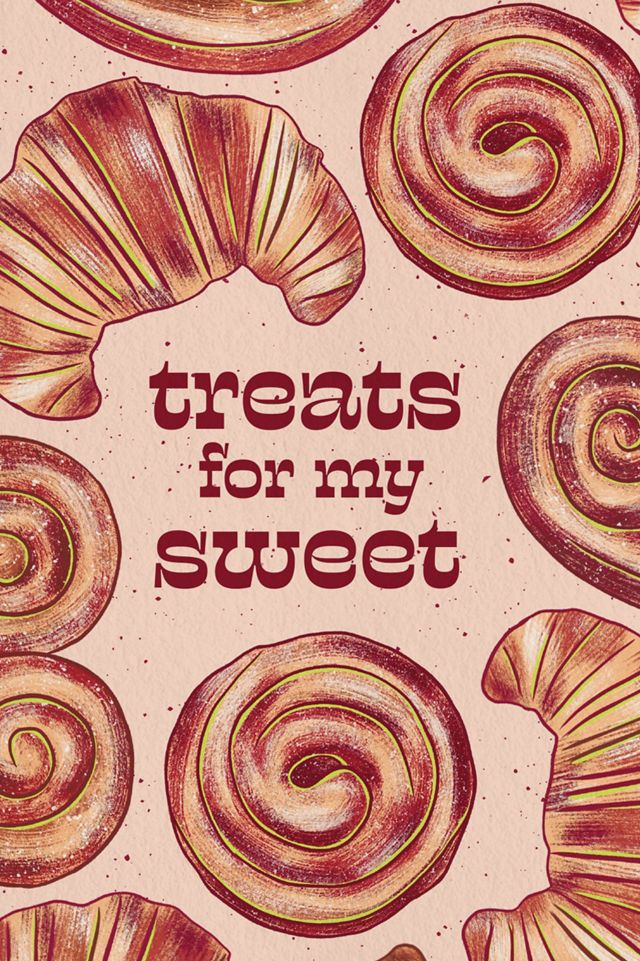 Boss Dotty Croissant Love Greeting Card #1