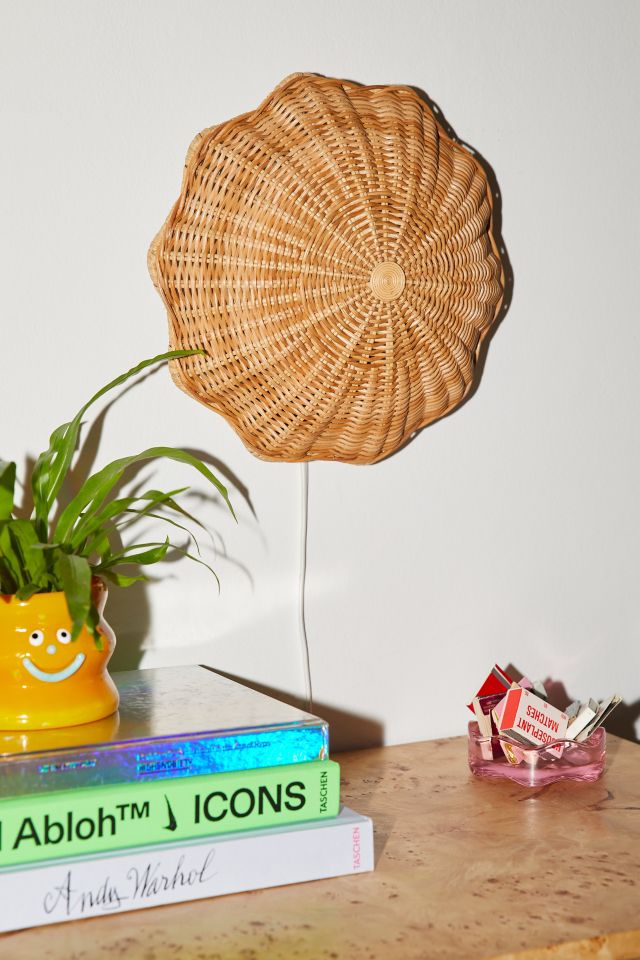 Pierce Rattan Sconce #1