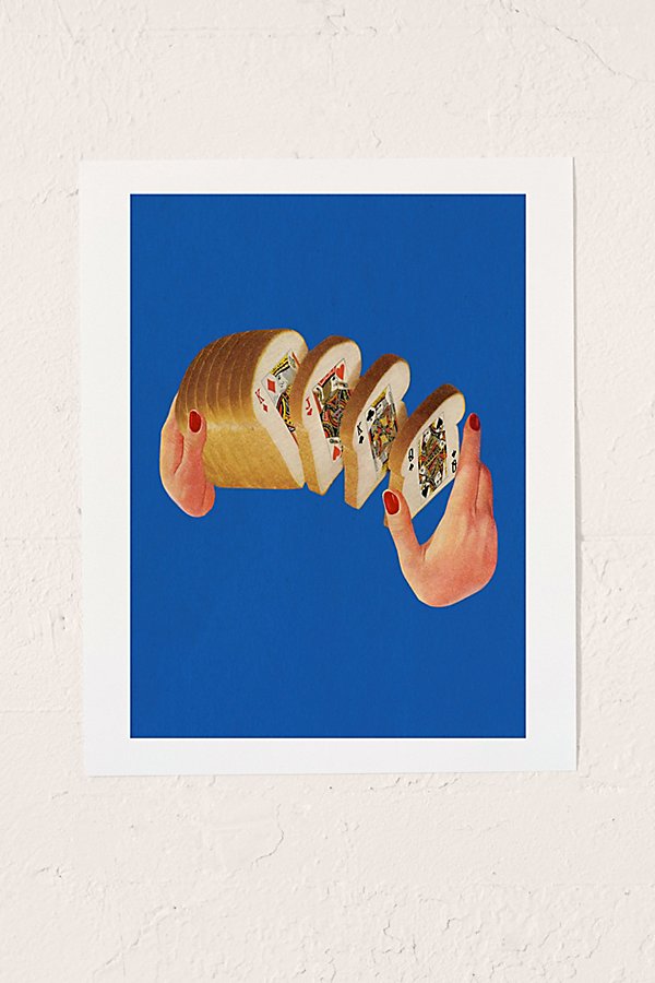 Urban Outfitters Julia Walck Deck Of Carbs Art Print At  In White