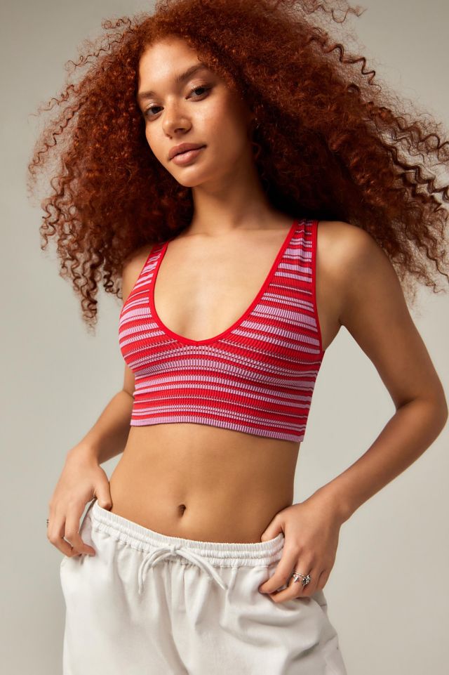 UO Striped Jazz V-Back Tank Top | Urban Outfitters