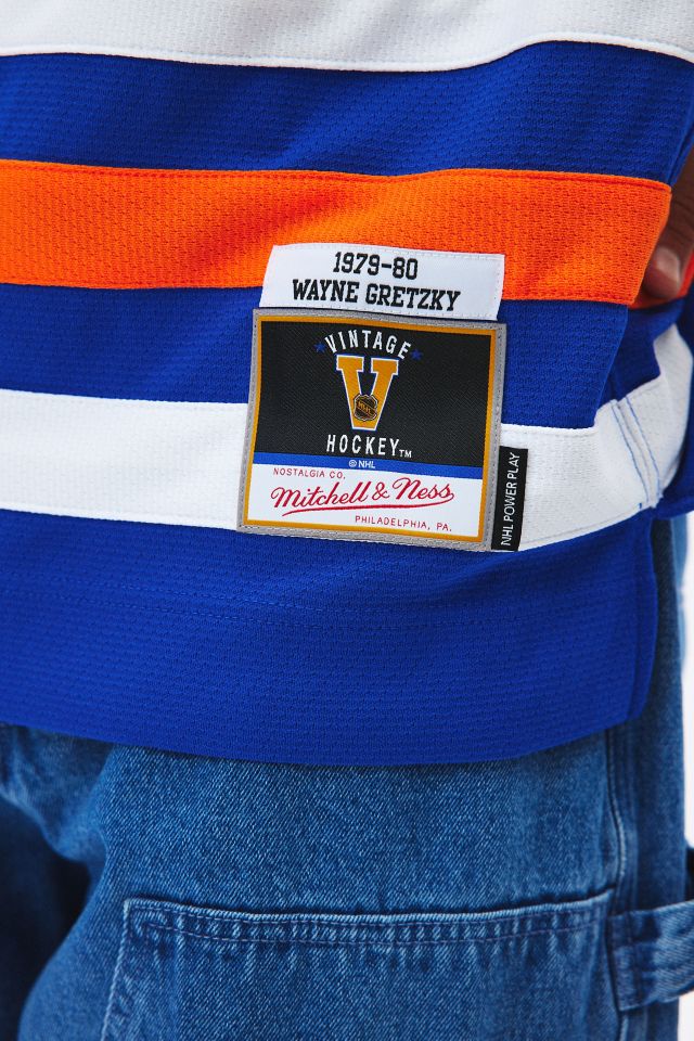 Chandail de hockey Wayne Gretzky des Oilers d'Edmonton 1979 de Mitchell & Ness LNH #3