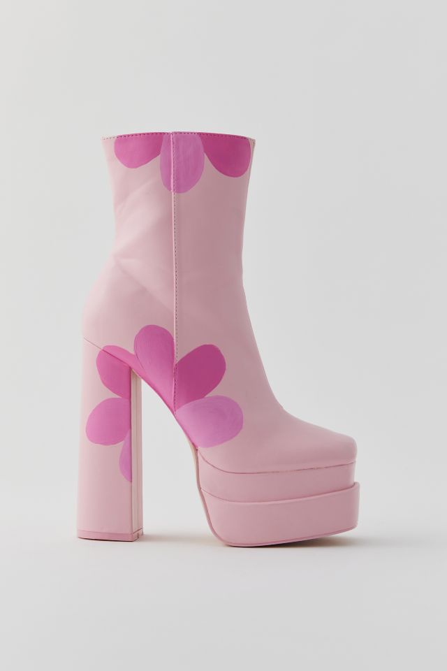 PISHPOSH X Urban Renewal Painted Platform Boot #1