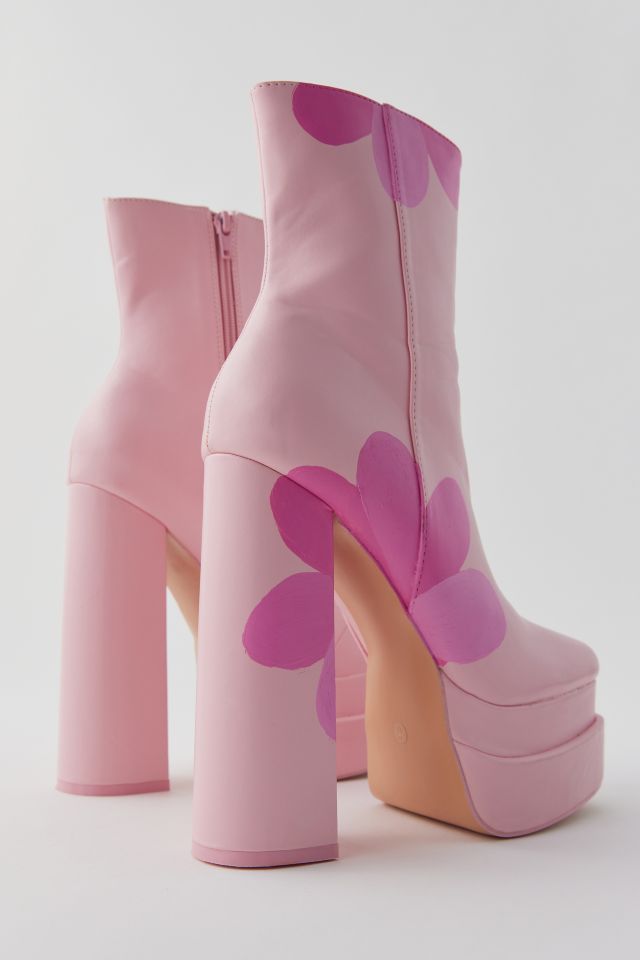 PISHPOSH X Urban Renewal Painted Platform Boot #3