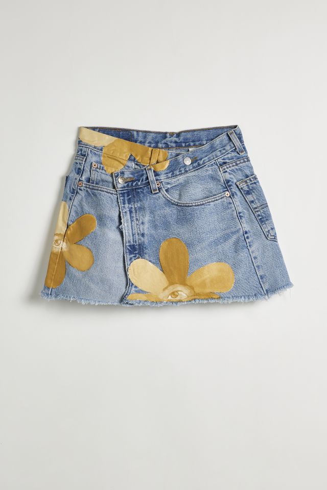 PISHPOSH X Urban Renewal Painted Mini Skirt #3