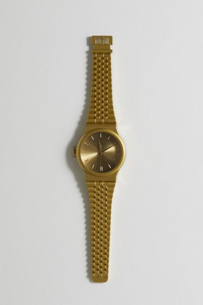 Gold Wristwatch Wall Clock