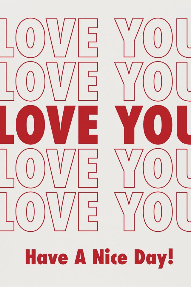 Grocery Bag Love Greeting Card