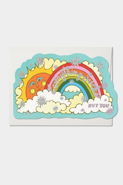 Red Cap Everything Sucks Love Greeting  Card