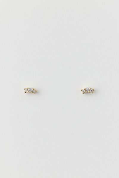 Five And Two Jewelry Bliss Stud Earring In Gold, Women's At Urban Outfitters In Gold