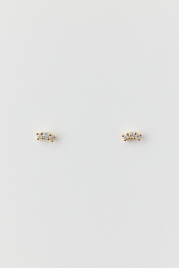 Five And Two Jewelry Bliss Stud Earring In Gold, Women's At Urban Outfitters