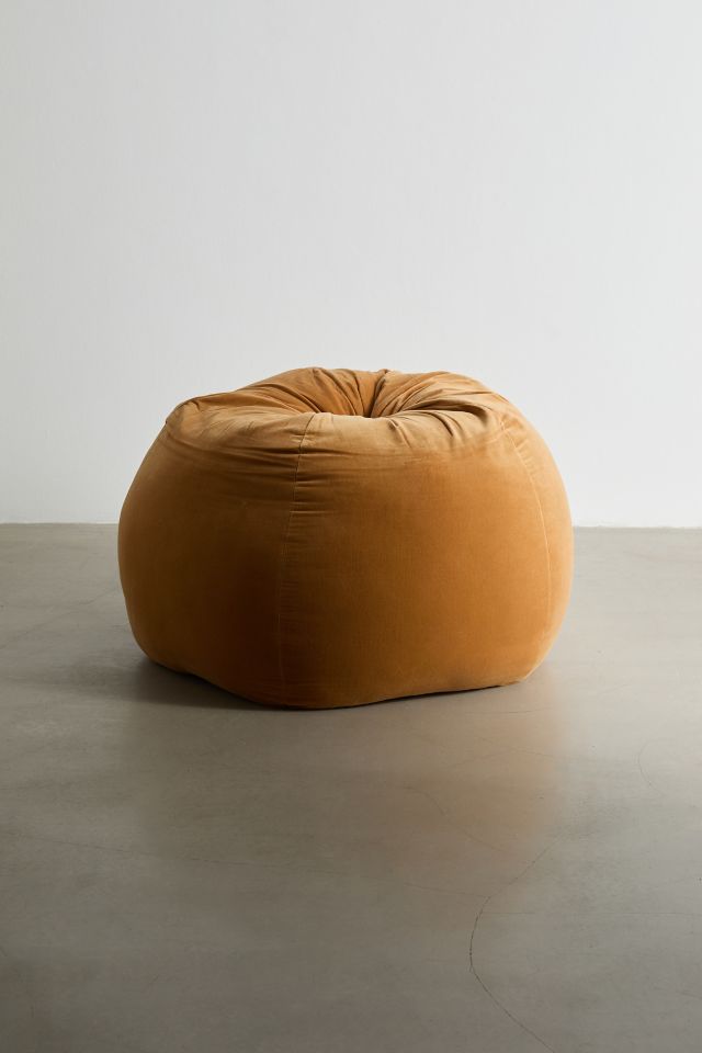 Ella Rose Velvet Bean Bag Chair | Urban Outfitters