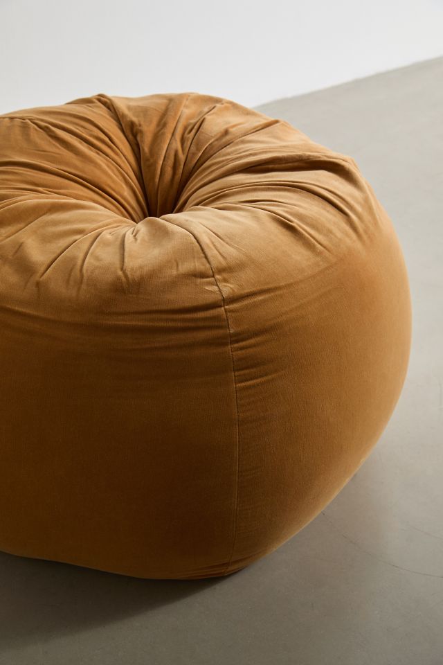 Ella Rose Velvet Bean Bag Chair | Urban Outfitters