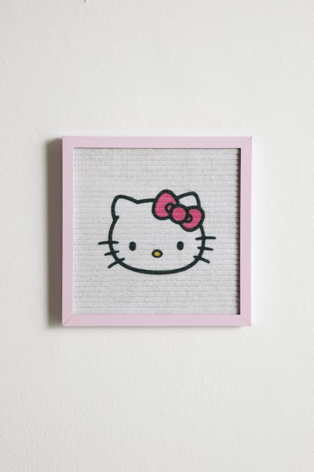 Tableau de lettres en feutre Sanrio Hello Kitty #1