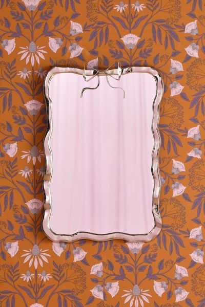 Urban Outfitters Eloise Wall Mirror In Silver At