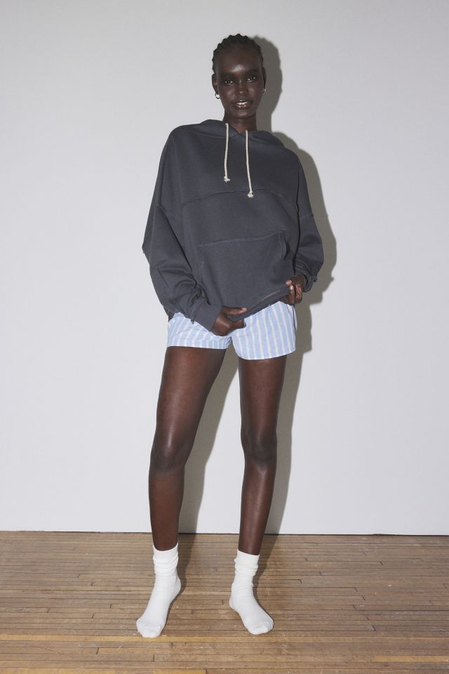 Out From Under Raw Edge Oversized Hoodie Sweatshirt #2